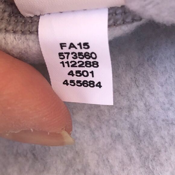 Lucy Activewear 2 Tone Gray Long Sleeve Sweatshirt - Picture 7 of 10